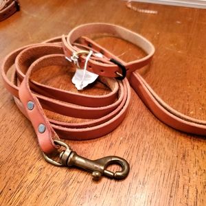 Handcrafted Leather Collar and Leash